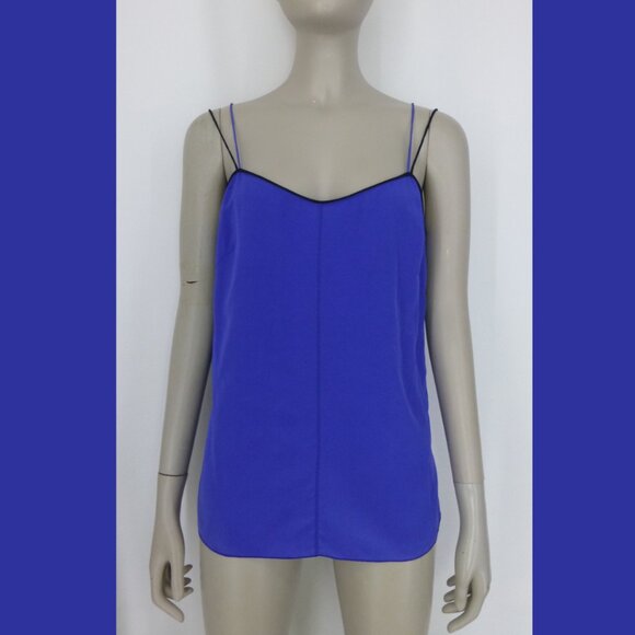 Rag & Bone 100% Silk Blue Camisole Clematis Top (Size S) - Picture 2 of 10